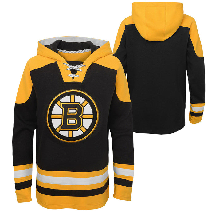 Sweat à capuche de hockey incontournable de la LNH des Bruins de Boston pour jeunes