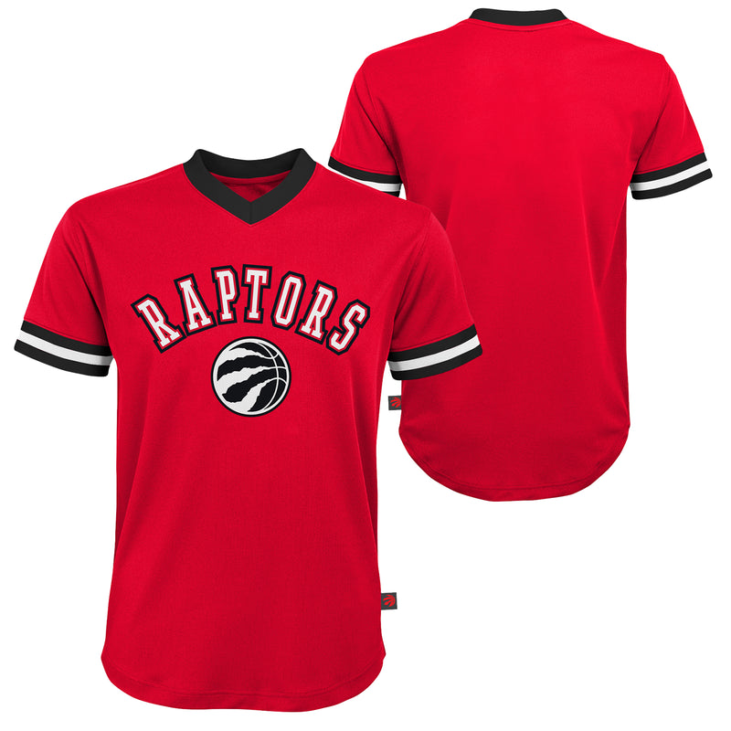 Load image into Gallery viewer, Youth Kyle Lowry Toronto Raptors NBA Printed Mesh Team V-Neck Crew
