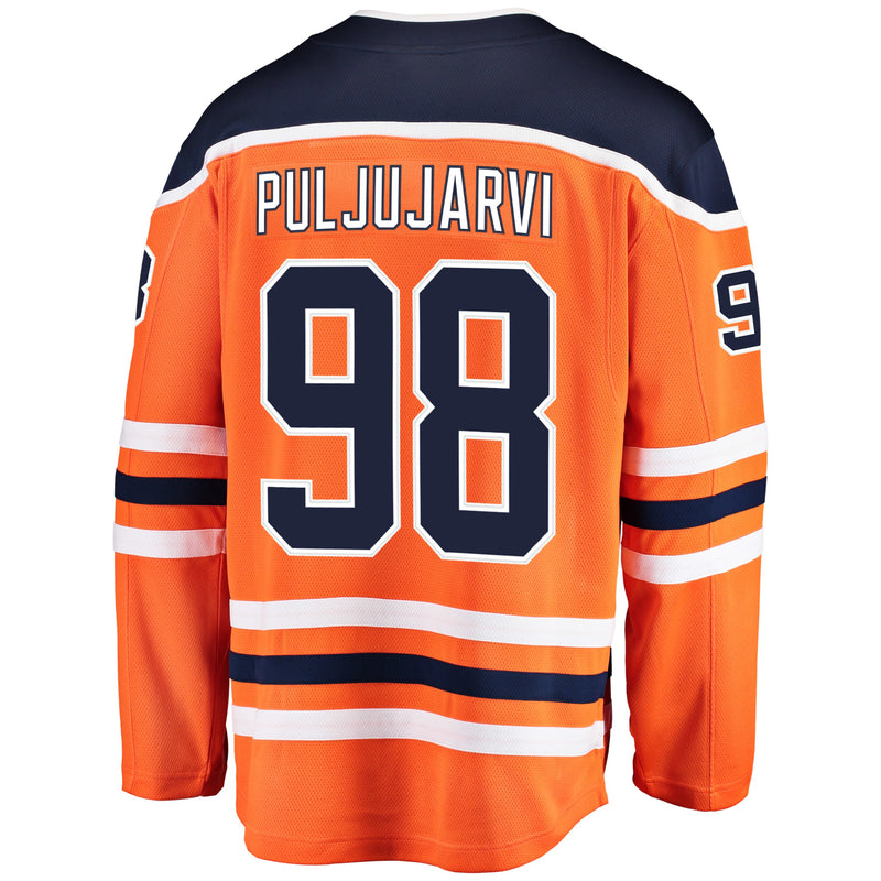 Load image into Gallery viewer, Jesse Puljujarvi Edmonton Oilers NHL Fanatics Breakaway Home Jersey
