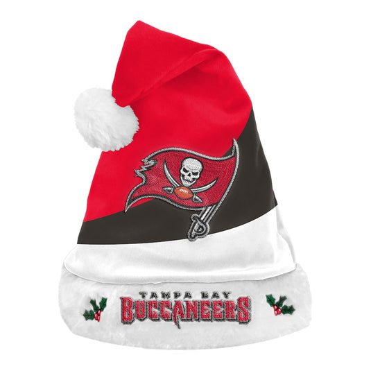 Bonnet de Père Noël color block des Buccaneers de Tampa Bay