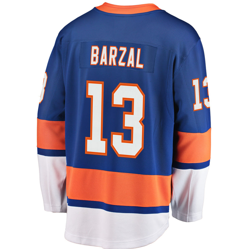 Chargez l&#39;image dans la visionneuse de la galerie, Maillot Domicile Breakaway des Fanatics de la LNH des Islanders de New York Mathew Barzal
