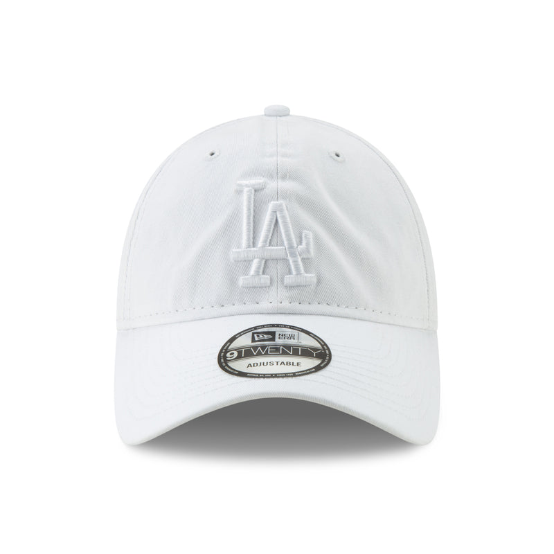 Chargez l&#39;image dans la visionneuse de la galerie, Casquette ton sur ton blanche MLB Core Classic 9TWENTY des Dodgers de Los Angeles
