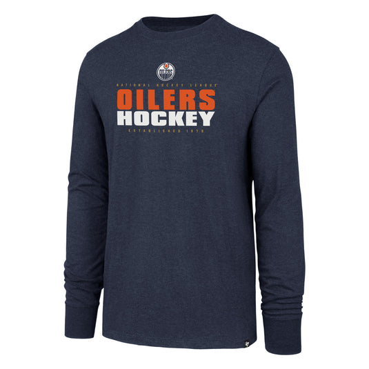 Edmonton Oilers NHL Stacker 47 Club Long Sleeve Tee
