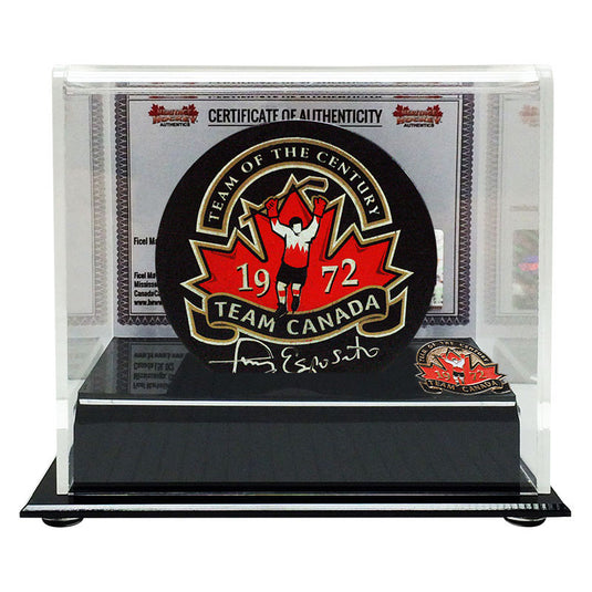 Tony Esposito Signed Team Canada 1972 Puck