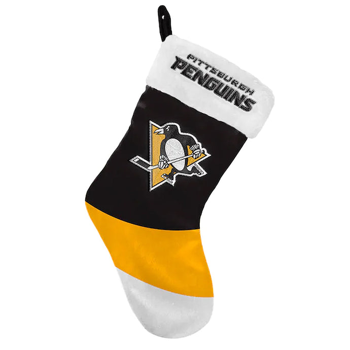 Bas de 17 po à blocs de couleurs de la LNH des Penguins de Pittsburgh