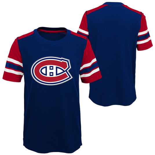 Youth Montreal Canadiens NHL Crashing The Net Fashion Tee