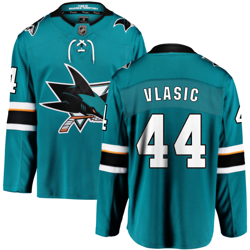Load image into Gallery viewer, Marc-Edouard Vlasic San Jose Sharks NHL Fanatics Breakaway Home Jersey
