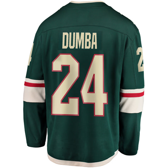 Matt Dumba Minnesota Wild NHL Fanatics Breakaway Maillot Domicile