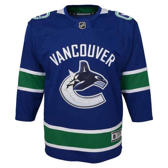 Maillot domicile Premier de la LNH des Canucks de Vancouver pour jeunes