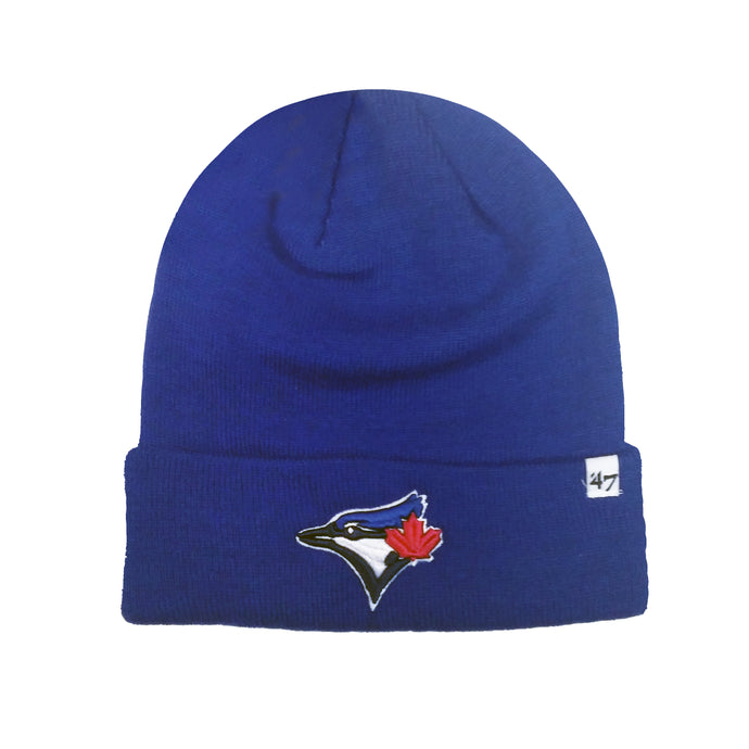 Bonnet en tricot à revers surélevé MLB des Blue Jays de Toronto