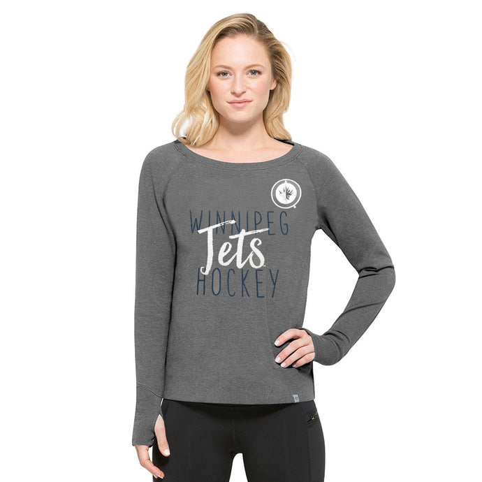 T-shirt à manches longues de l'attaquant de la LNH des Jets de Winnipeg pour femmes