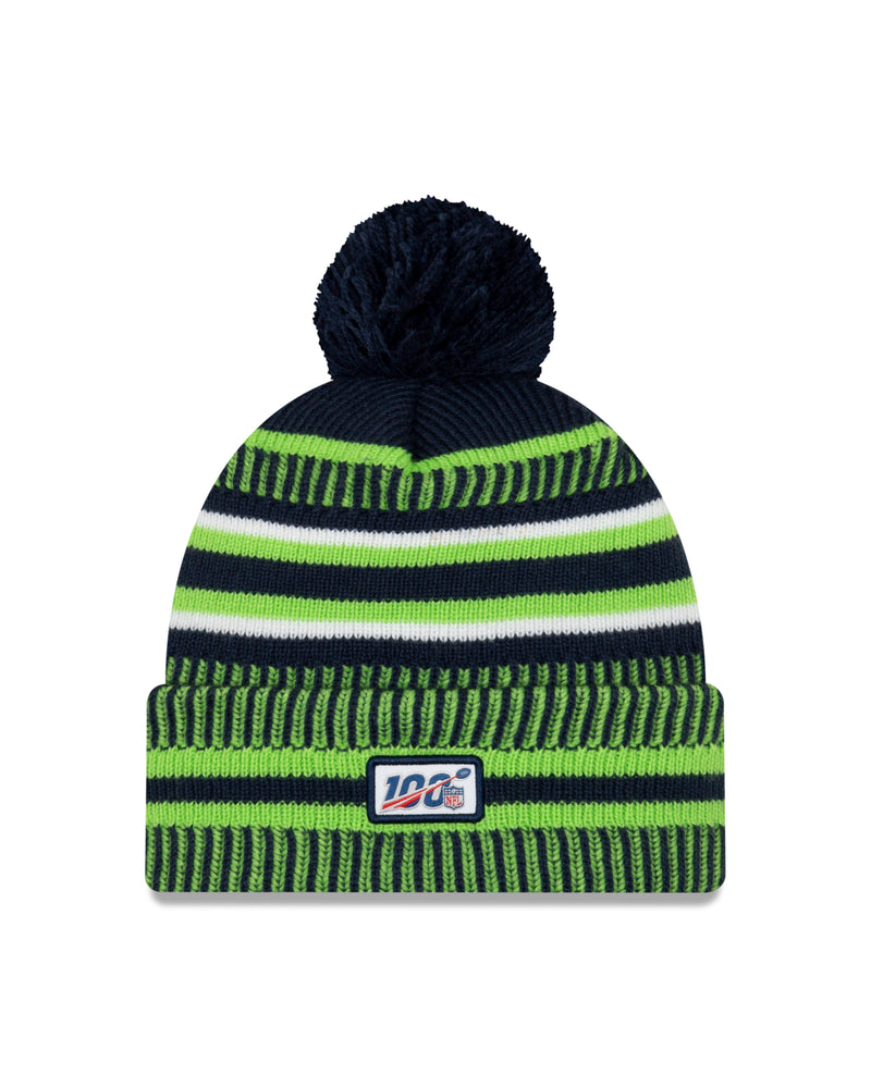 Load image into Gallery viewer, Seattle Seahawks NFL New Era Sideline Home Official Cuffed Knit Toque
