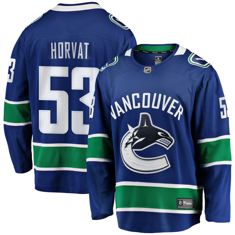 Chargez l&#39;image dans la visionneuse de la galerie, Bo Horvat Vancouver Canucks NHL Fanatics Breakaway Maillot Domicile
