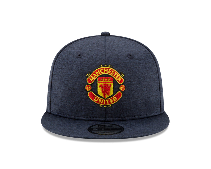 Load image into Gallery viewer, Manchester United EPL New Era Navy Shadow Tech 9FIFTY Snapback Cap
