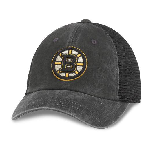 Boston Bruins NHL Raglan Bones Cap