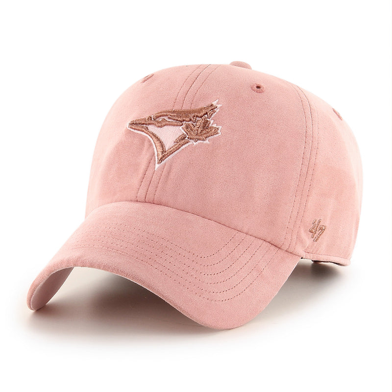 Load image into Gallery viewer, Women&#39;s Toronto Blue Jays MLB Uptown Suede Pink Clean Up Cap

