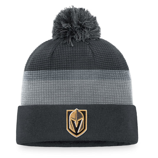 Tuque en tricot à revers de glace pour domicile de la LNH des Golden Knights de Vegas