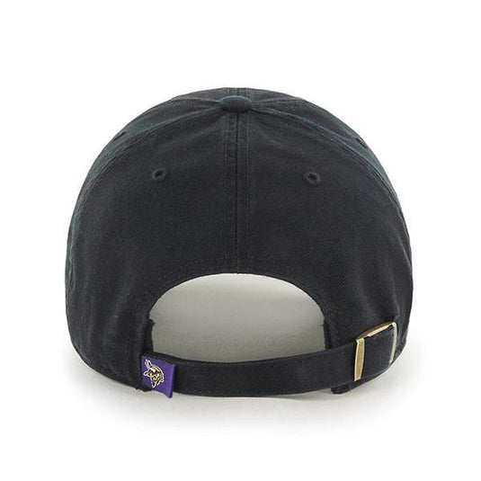 Minnesota Vikings NFL Black Clean Up Team Cap