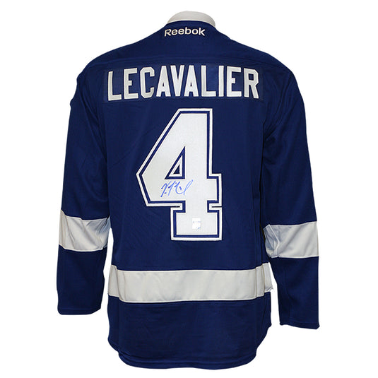 VINCENT LECAVALIER Signed Tampa Bay Lightning Reebok Jersey