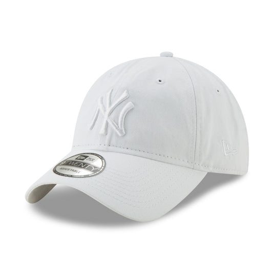 Casquette ton sur ton blanche MLB Core Classic 9TWENTY New York Yankees