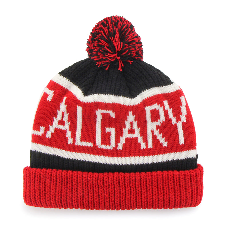 Load image into Gallery viewer, Calgary Flames NHL City Cuffed Knit Toque
