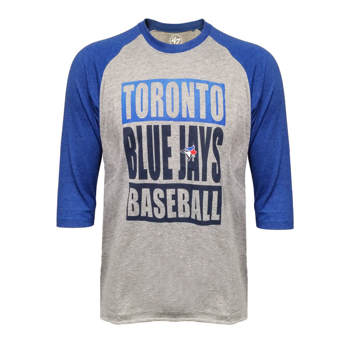 T-shirt raglan 3/4 du club des Blue Jays de Toronto
