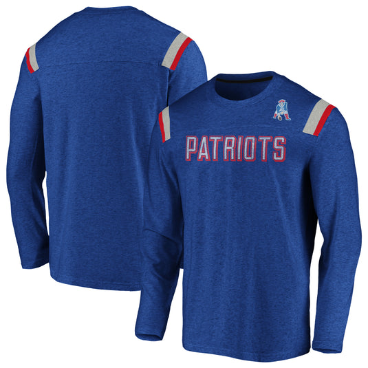 New England Patriots NFL Fanatics Vintage Slub Long Sleeve