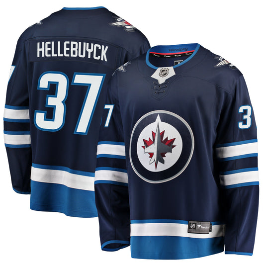 Connor Hellebuyck Winnipeg Jets NHL Fanatics Breakaway Home Jersey