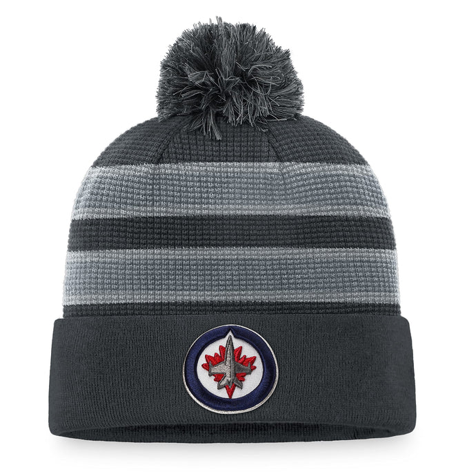 Tuque en tricot à revers de glace pour domicile de la LNH des Jets de Winnipeg