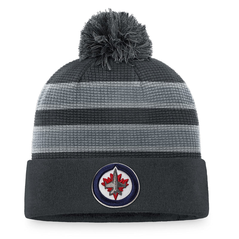 Chargez l&#39;image dans la visionneuse de la galerie, Tuque en tricot à revers de glace pour domicile de la LNH des Jets de Winnipeg
