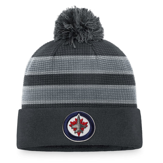 Tuque en tricot à revers de glace pour domicile de la LNH des Jets de Winnipeg