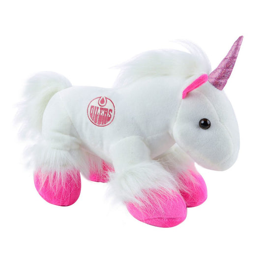 Peluche licorne des Oilers d'Edmonton de la LNH