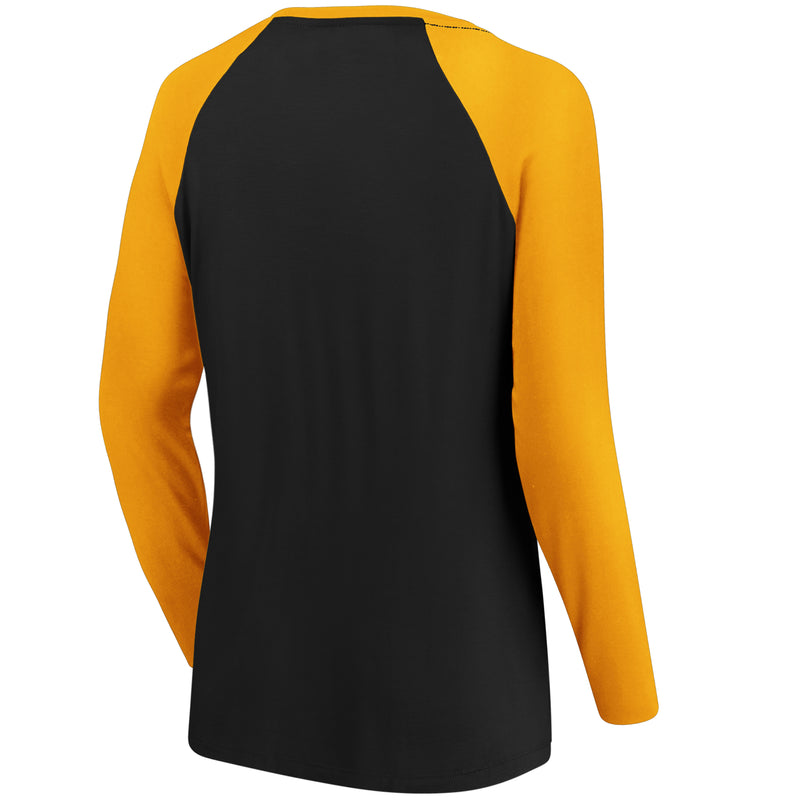 Load image into Gallery viewer, Ladies&#39; Pittsburgh Steelers NFL Fanatics Break Out Play Lace-Up Long Sleeve
