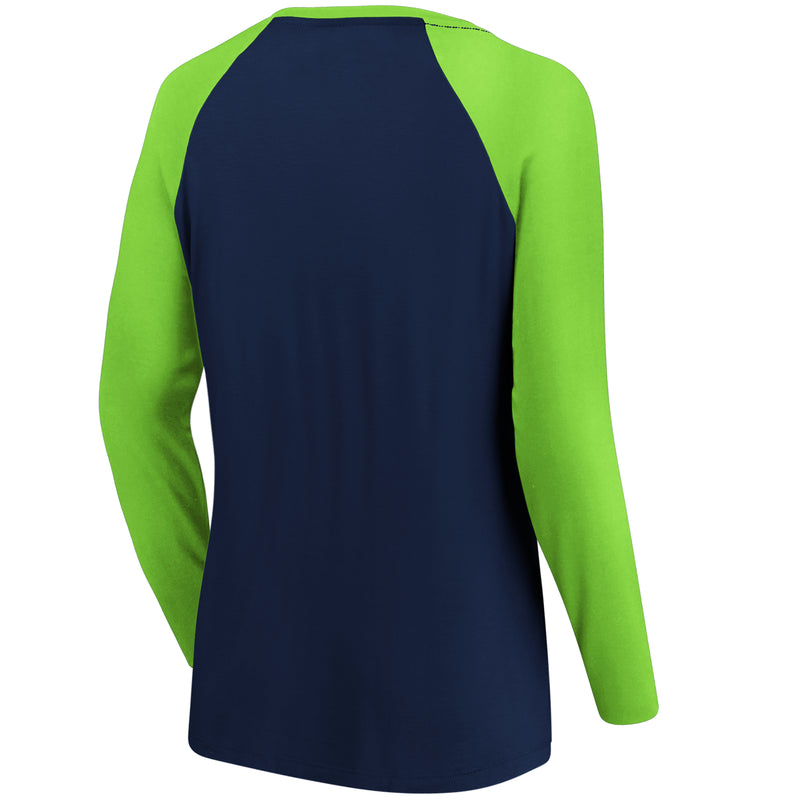 Load image into Gallery viewer, Ladies&#39; Seattle Seahawks NFL Fanatics Break Out Play Lace-Up Long Sleeve
