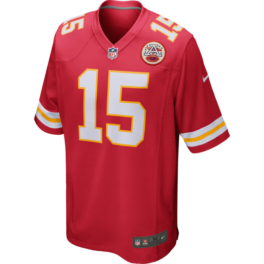 Youth Patrick Mahomes Kansas City Chiefs NFL Nike Game Team Jersey