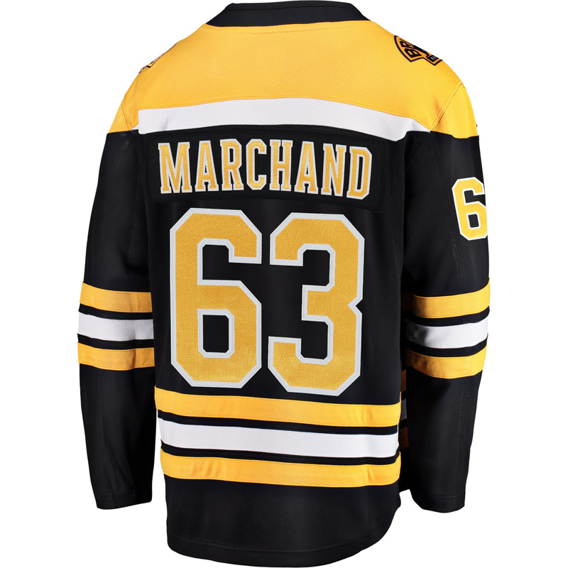 Chargez l&#39;image dans la visionneuse de la galerie, Brad Marchand Boston Bruins NHL Fanatics Breakaway Maillot Domicile
