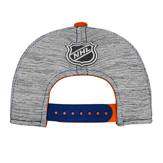 Casquette de joueur de deuxième saison des Oilers d'Edmonton pour jeunes