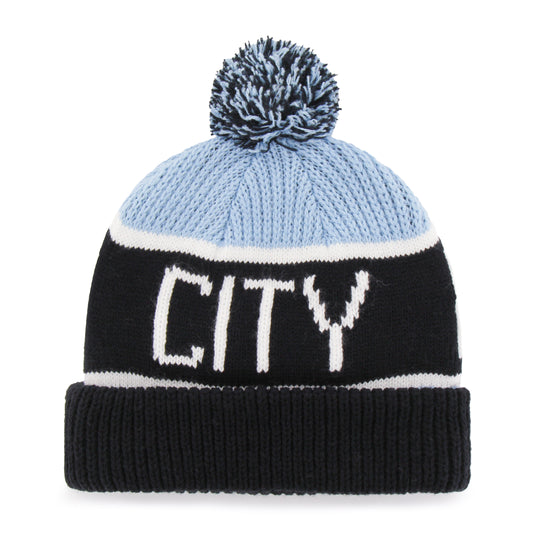 Tuque en tricot à revers EPL City Manchester City FC