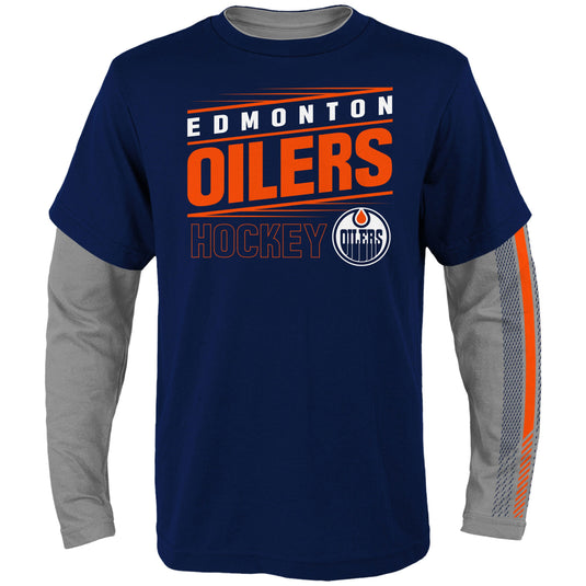 Pack combiné binaire 2 en 1 de la LNH des Oilers d'Edmonton pour jeunes