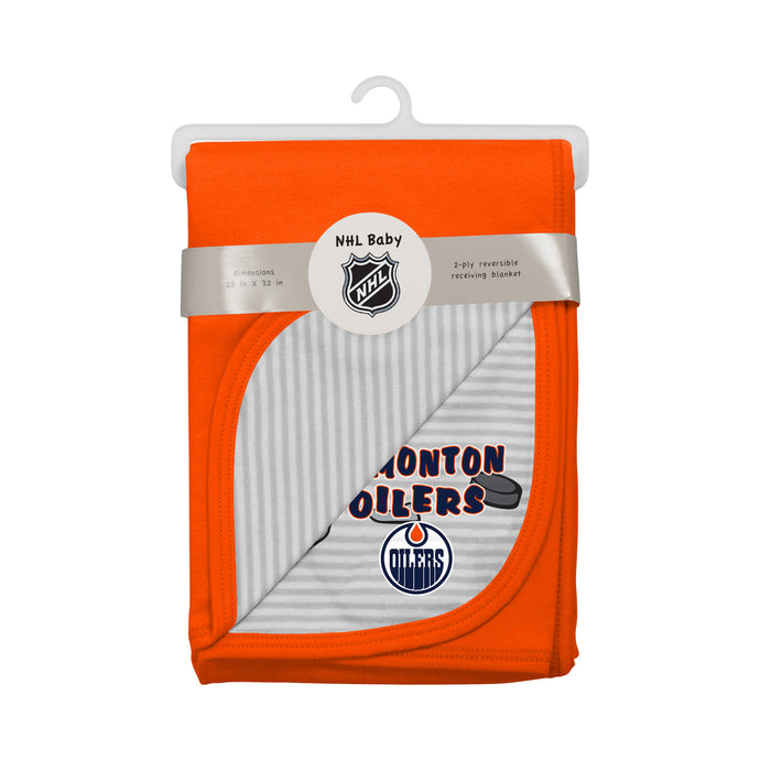 Infant Edmonton Oilers NHL Lil Rebounder Blanket