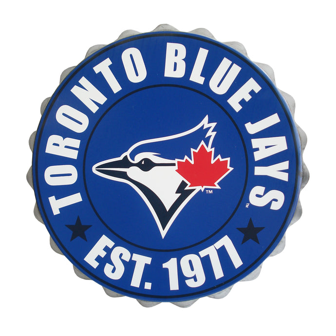 Logo mural du bouchon de la bouteille des Blue Jays de Toronto