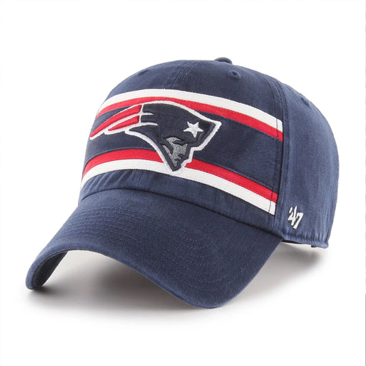 New England Patriots NFL Team Stripe Clean Up Cap