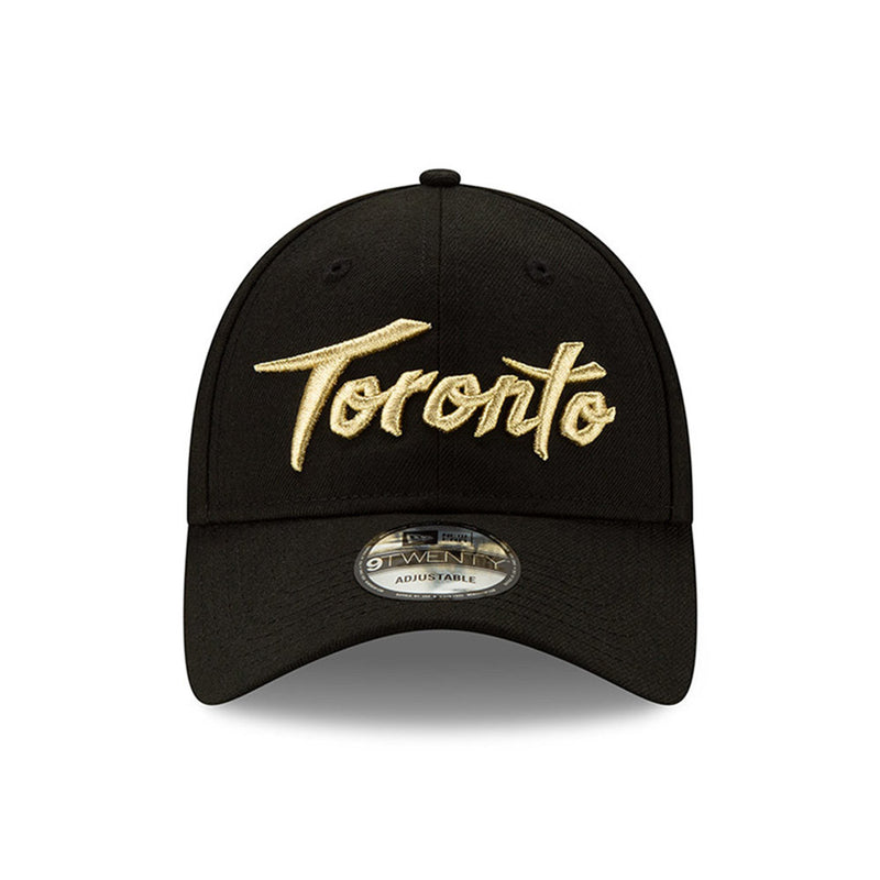 Load image into Gallery viewer, Toronto Raptors NBA Authentics City Series Gold Wordmark 9TWENTY Cap
