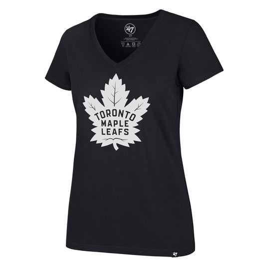 Women's Toronto Maple Leafs NHL Imprint '47 Ultra Rival V-Neck Tee